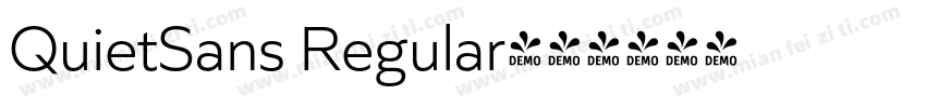 QuietSans Regular字体转换